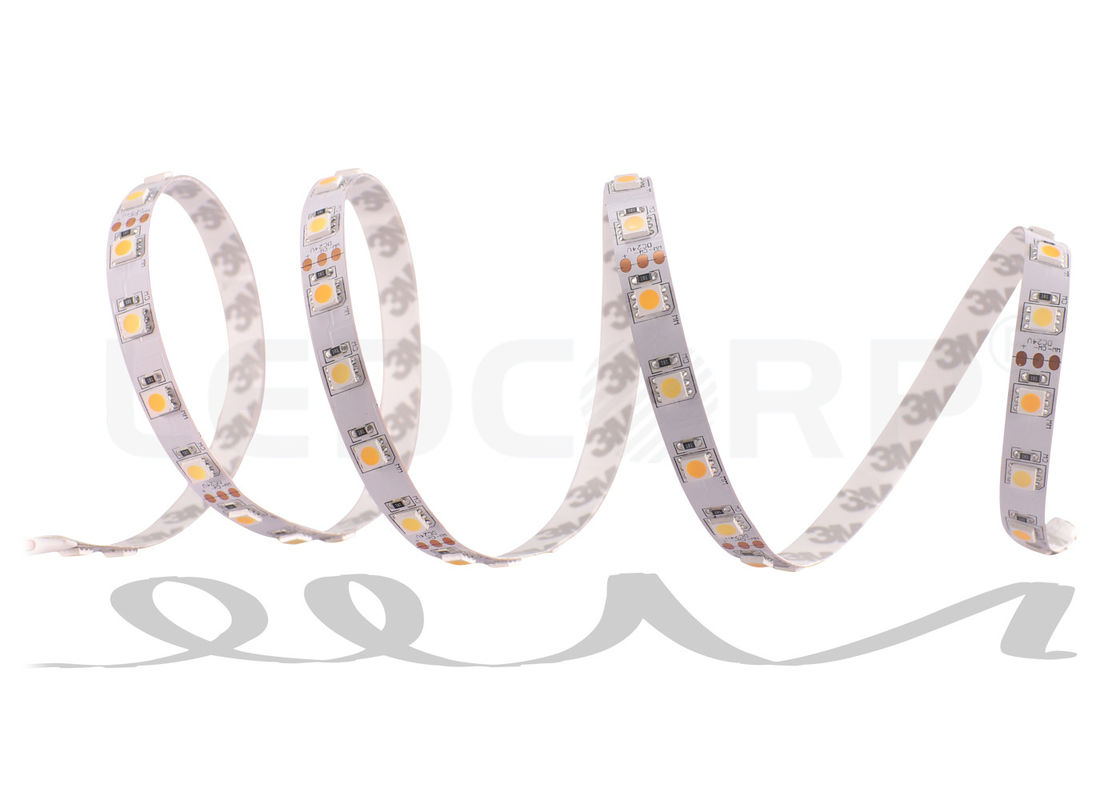 5050 Super Bright Bi Color Led Strip 12v 60leds M Waterproof Led Strip Lights