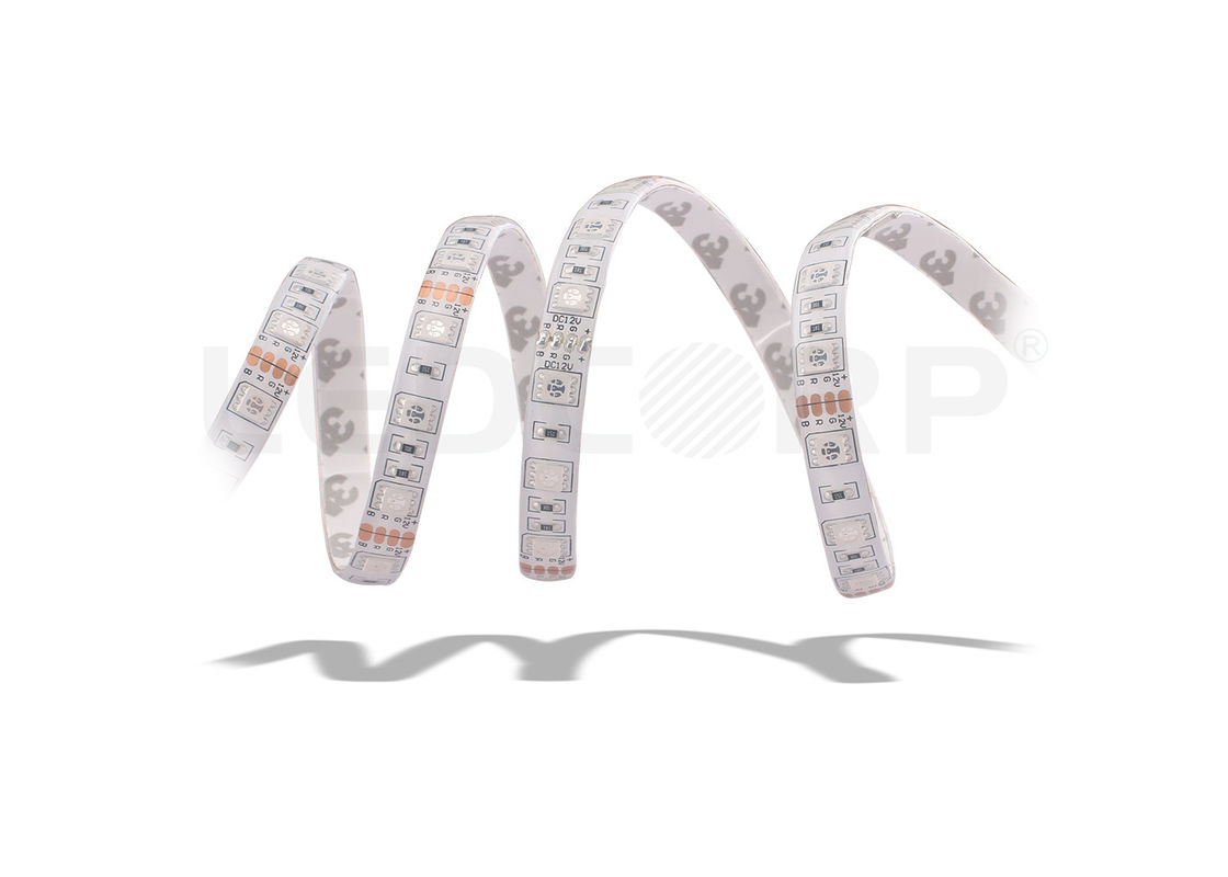 14 4w 60 Rgb Led Strips Lights 12v 120 Degree Beam Angle Ip20 Rgb Led Strip Lights