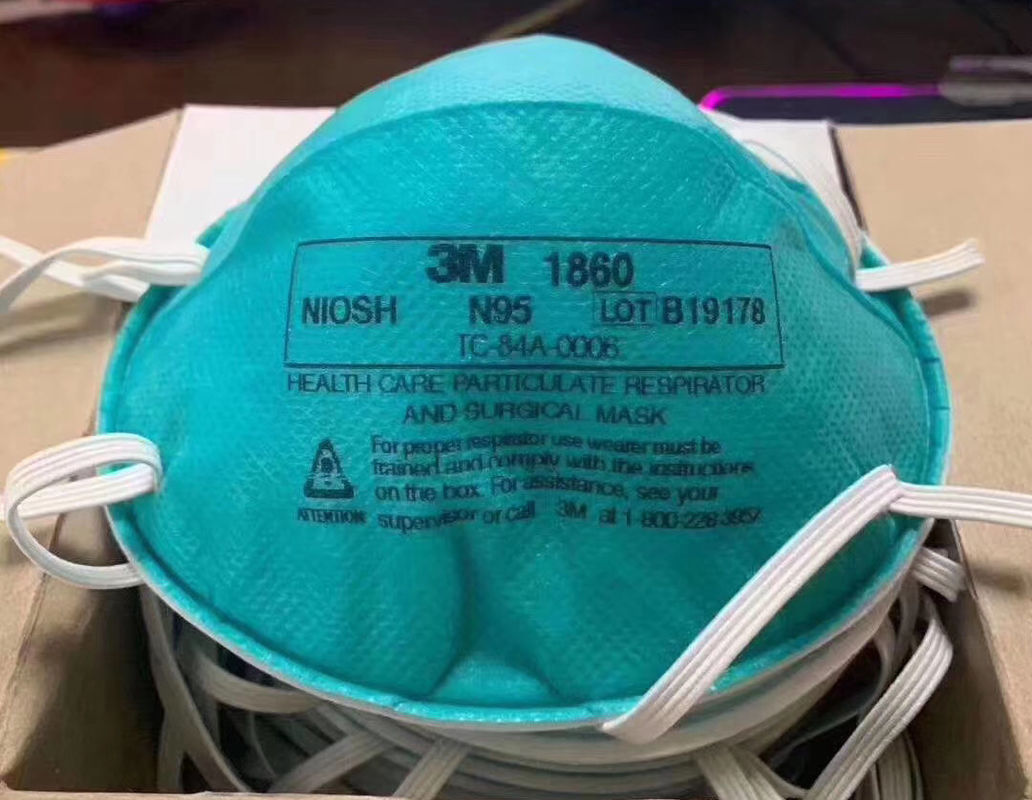 3M 1860 NIOSH N95 mask health care particulate respirator and surgical mask ready to export in
