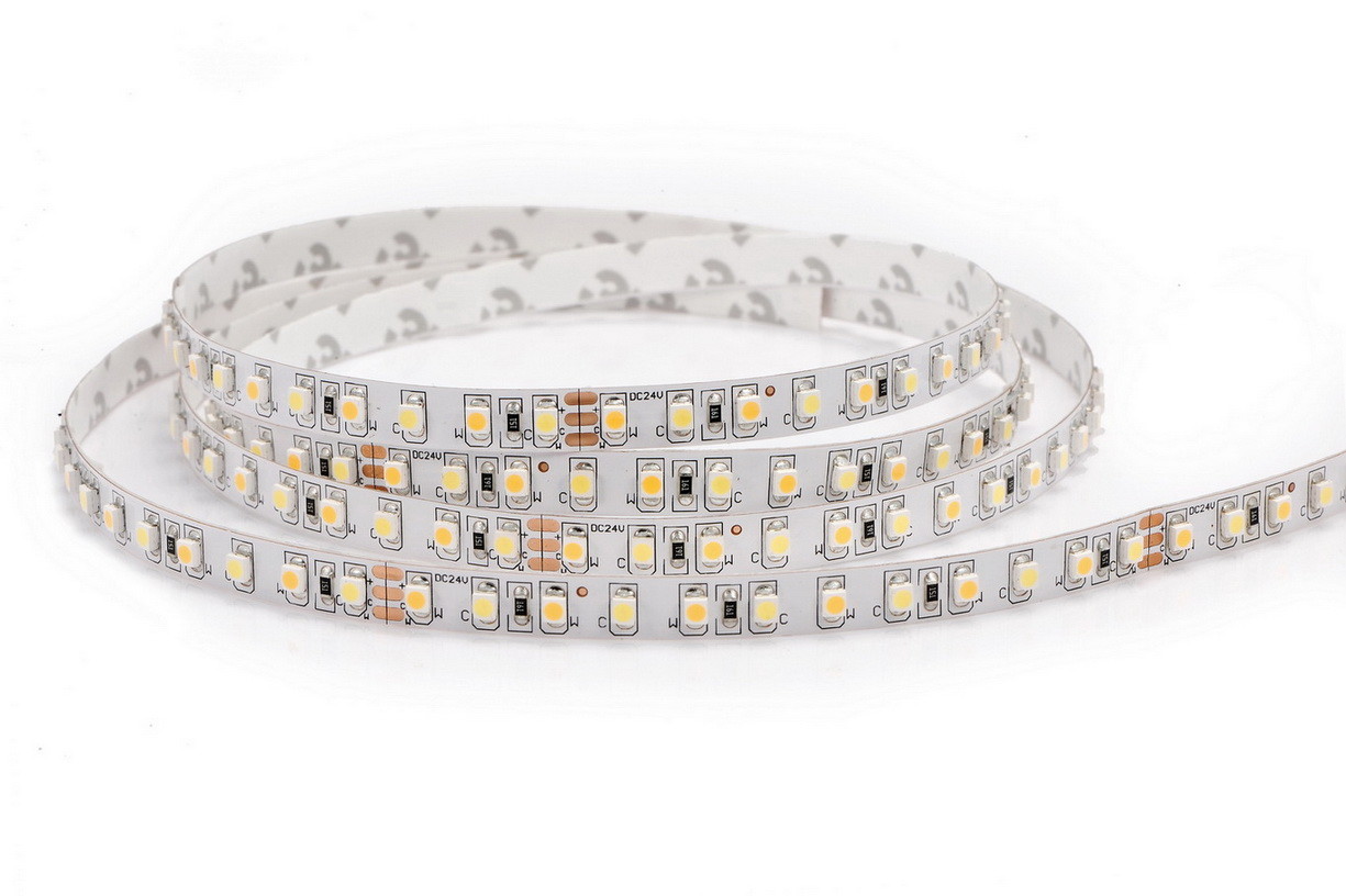 Bi Color LED Lights High Lumen Bi Color LED Strips Lights Waterproof 600LEDs / Roll