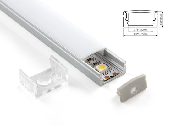 LED Linear lighting Aluminum profile Surface-mounted light round ...