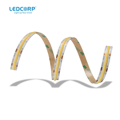 LEDCORP Custom Made 12w IP20/65/67 Waterproof COB Flex Strip Hot The Best Light Source for Aluminum Profiles
