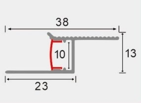 LEDCORP® Aluminum Profile Pendant/Return Groove/Bend for Customized Linear Light Installations For Home or Residence