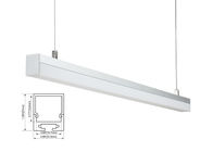 LED Linear lighting Pendant lights Aluminum Profile Square Shape Waterproof Indoor No Spot