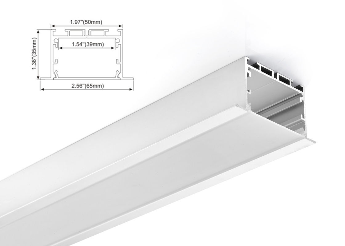 65mm x 35mm Aluminum Profile LED Linear lighting with Led Strip ...