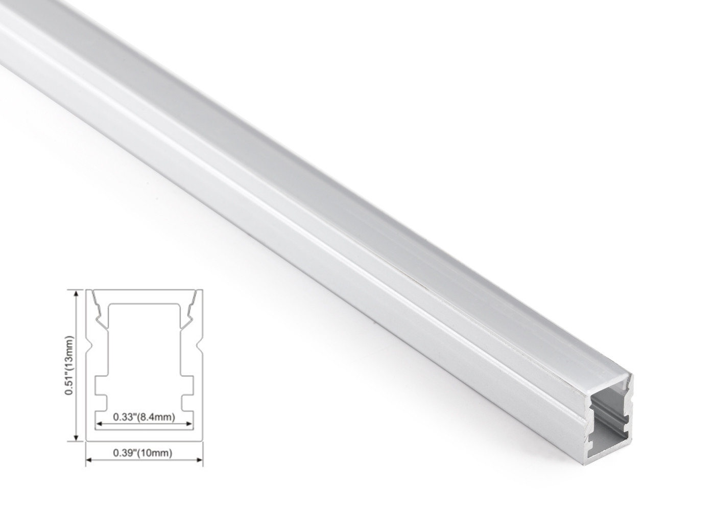 LED Aluminum Profile LED Linear lighting Recessed and Surface mounted ...