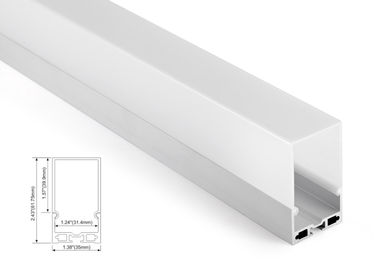 Aluminum Profile LED Linear lighting Pendant type with PMMA opal cover PC Milky or clear cover